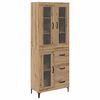 vidaXL H&oslash;yskap Artisan Eik 69,5 x 34 x 180 cm Konstruert tre