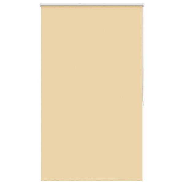 vidaXL Rullegardin m&oslash;rklegging 124,4x175 cm Stoffbredde 120 cm beige