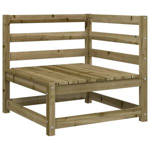 vidaXL Hagesofa hj&oslash;rne 70x70x67 cm impregnert furu