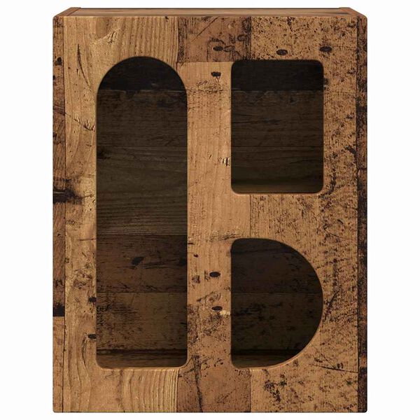 vidaXL Nattbord Gammelt tre 40 x 35 x 50 cm Konstruert tre