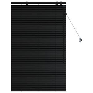 vidaXL Venetiansk persienne Svart 90 x 130 cm 35 mm