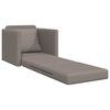 vidaXL Sofa seng Gråbrun 74 x 77 x 81 cm stoff
