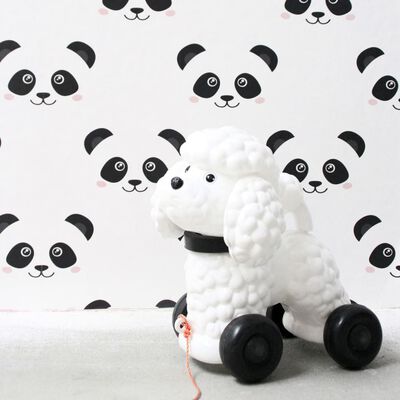 Fabulous World Veggpanel Panda hvit 67100