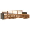 vidaXL Utend&oslash;rs sofa-sett 5 pcs Naturlig