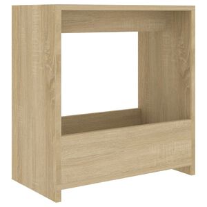 vidaXL Sidebord sonoma eik 50x26x50 cm konstruert tre
