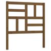 vidaXL Sengegavl honningbrun 81x4x104 cm heltre furu