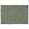 vidaXL Omr&aring;detepper Olivengr&oslash;nn 120 x 170 cm Jute