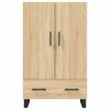 vidaXL Highboard sonoma eik 69,5x31x115 cm konstruert tre