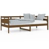 vidaXL Dagseng honningbrun heltre furu 90x200 cm
