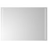 vidaXL Baderomsspeil med LED 50x70 cm