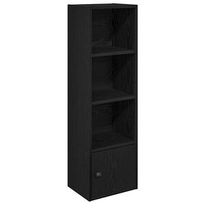 vidaXL Bokhylle svart eik 31x24x102 cm konstruert tre