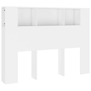 vidaXL Sengegavlskap hvit 140x18,5x104,5 cm