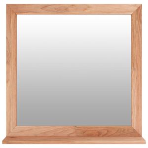 vidaXL Veggspeil 55x55 cm heltre valn&oslash;tt