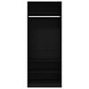 vidaXL Garderobeskap Artisan Eik 80 x 50 x 200 cm Konstruert tre