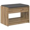 vidaXL Gangbenk Artisan Eik 63 x 38 x 45 cm