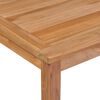 vidaXL 7-delers hagespisesett 200x100 cm heltre teak