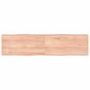 vidaXL Bordplate lysebrun 160x40x(2-6)cm behandlet heltre naturlig