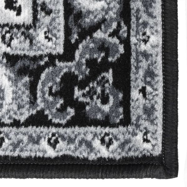 vidaXL Gulvteppe BCF svart 80x250 cm