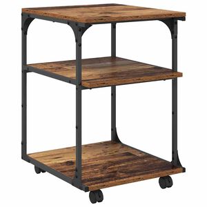 vidaXL Skiverstativ Gamle tre 43 x 48 x 64 cm Konstruert tre