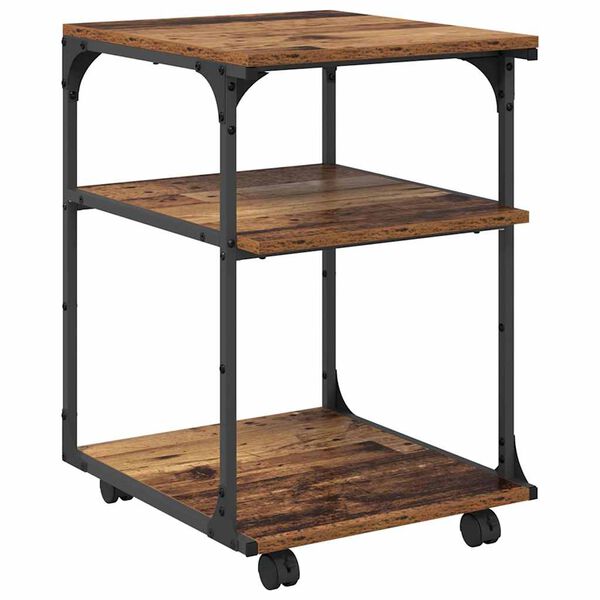 vidaXL Skiverstativ Gamle tre 43 x 48 x 64 cm Konstruert tre