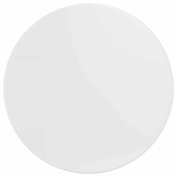 vidaXL Bordplate Høyglans hvit 70 x 70 x 1,5 cm Konstruert tre