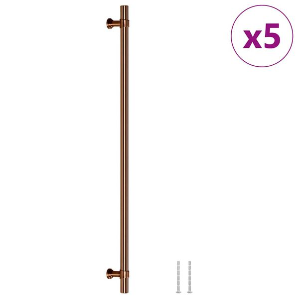 vidaXL Skaph&aring;ndtak 5 stk bronse 320 mm rustfritt st&aring;l