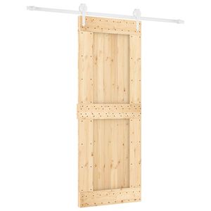 vidaXL Skyved&oslash;r 80 x 210 cm Massiv Furu Tre (Ubehandlet)
