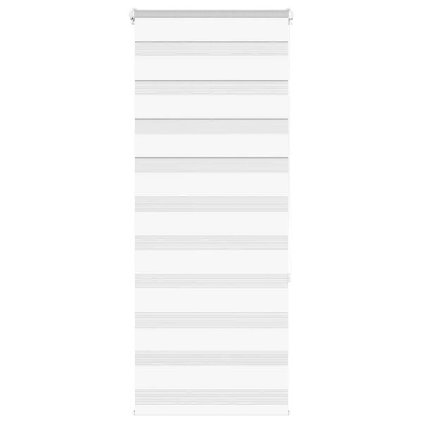 vidaXL Sebragardin hvit 65x150 cm stoff bredde 60,9 cm polyester