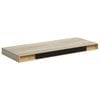 vidaXL Flytende vegghylle eik 60x23,5x3,8 cm MDF