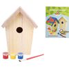 Esschert Design GDS Fuglehus med maling 14,8x11,7x20 cm KG145