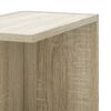 vidaXL Veggmontert hylle sonoma eik 36,5x36,5x140 cm konstruert tre
