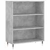 vidaXL Highboard betonggrå 69,5x34x180 cm konstruert tre