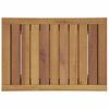 vidaXL Sidebord til baderom 50x35x45 cm heltre teak