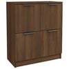 vidaXL Skjenk brun eik 60x30x70 cm konstruert tre