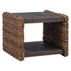 vidaXL Kaffebord Naturlig 45 x 45 x 45 cm Massiv Mahogni Tre