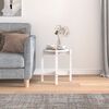 vidaXL Salongbord hvit &Oslash; 42,5x45 cm heltre furu