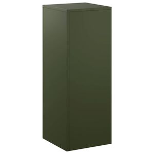 vidaXL Planteholder Olivengr&oslash;nn 30 x 30 x 80 cm Cortenst&aring;l
