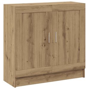 vidaXL Bokhylle artisan eik 82,5x30,5x80 cm konstruert tre