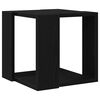 vidaXL Kaffebord Svart Eik 32 x 32 x 30 cm Konstruert tre