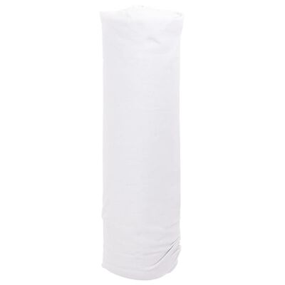 vidaXL Geotextilmembran hvit 1x10 m polyesterfiber