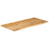 vidaXL Bordplate 100x60x3,8 cm naturlig kant heltre mango
