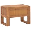vidaXL Nattbord 50x30x35 cm heltre teak