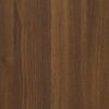 vidaXL Veggskap 2 stk brun eik 60x36,5x35 cm konstruert tre