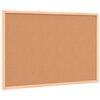 vidaXL Magnetisk whiteboardtavle med ramme i heltre furu 60x40 cm