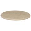vidaXL Bordplate kremhvit &Oslash;50x2,5 cm marmor