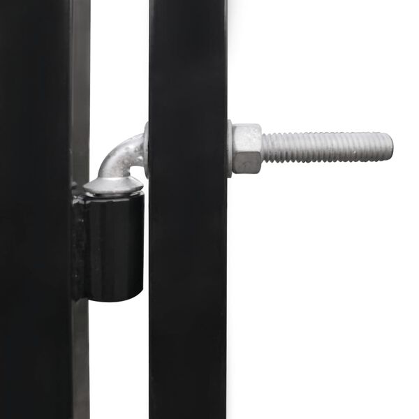 vidaXL Utendørs hundegård med tak 450x150x210 cm