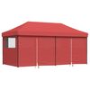 vidaXL Partytelt Burgunder 292 x 580 x 315 cm Oxford Stoff