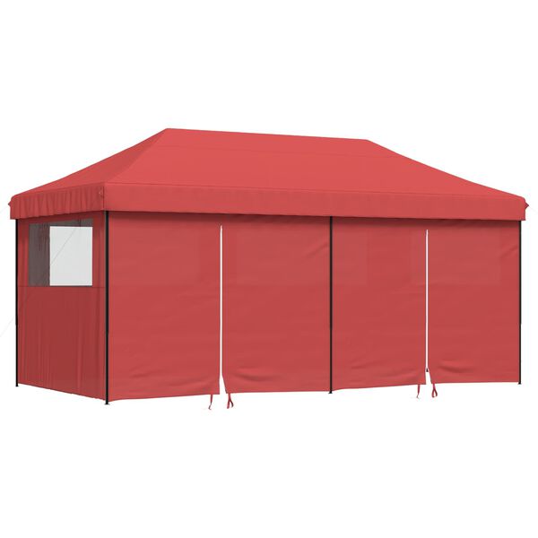 vidaXL Partytelt Burgunder 292 x 580 x 315 cm Oxford Stoff