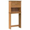 vidaXL Vaskemaskinskap VIGO Brun og Honningbrun 72,5 x 27 x 161 cm