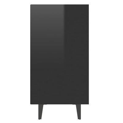vidaXL Skjenk høyglans svart 103,5x35x70 cm sponplate